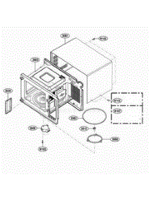 Oven Cavity Parts parts for Lg Range 79159 from AppliancePartsPros.com