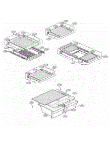 Refrigerator Parts parts for Lg Refrigerator 79303 from AppliancePartsPros.com