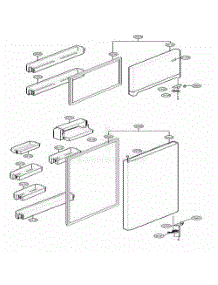Door Parts parts for Lg Refrigerator 79372 from AppliancePartsPros.com