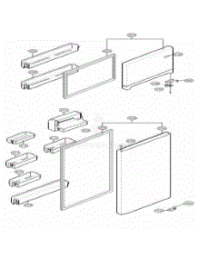 Door Parts parts for Lg Refrigerator 79376 from AppliancePartsPros.com