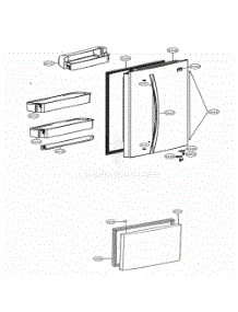 Door Parts parts for Lg Refrigerator 79412 from AppliancePartsPros.com