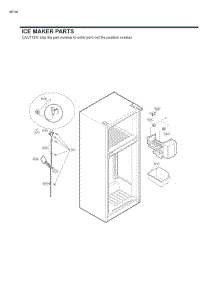 Ice Maker Parts parts for Lg Refrigerator 79433 from AppliancePartsPros.com