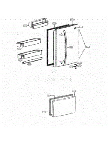 Door Parts parts for Lg Refrigerator 79442 from AppliancePartsPros.com