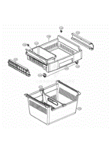 Freezer Parts parts for Lg Refrigerator 79442 from AppliancePartsPros.com