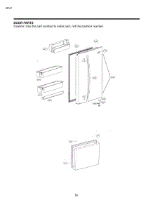 Door Parts parts for Lg Refrigerator 79443 from AppliancePartsPros.com