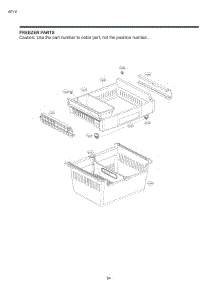 Freezer Parts parts for Lg Refrigerator 79443 from AppliancePartsPros.com