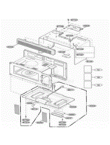 Oven Cavity Parts parts for Lg Range 79602 from AppliancePartsPros.com