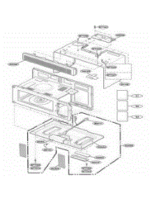 Oven Cavity Parts parts for Lg Range 79609 from AppliancePartsPros.com