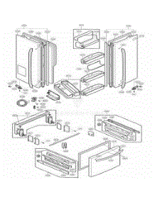 Door Parts parts for Lg Refrigerator 79742 from AppliancePartsPros.com