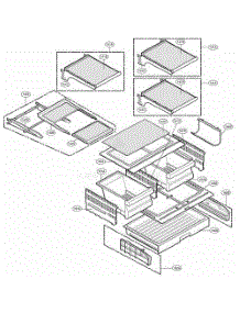 Refrigerator Parts parts for Lg Refrigerator 79742 from AppliancePartsPros.com