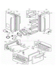Door Parts parts for Lg Refrigerator 79743 from AppliancePartsPros.com