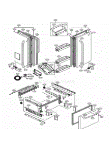 Door Parts parts for Lg Refrigerator 79754 from AppliancePartsPros.com