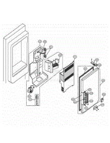 Ice Maker And Ice Bank Parts parts for Lg Refrigerator 79754 from AppliancePartsPros.com