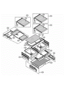 Refrigerator Parts parts for Lg Refrigerator 79757 from AppliancePartsPros.com