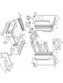 Door Parts parts for Lg Refrigerator 79762 from AppliancePartsPros.com