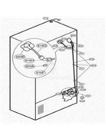 Valve And Water Tube Parts parts for Lg Refrigerator 79762 from AppliancePartsPros.com