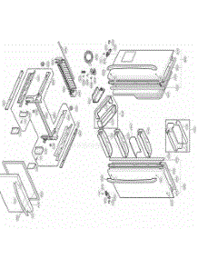 Door Parts parts for Lg Refrigerator 79772 from AppliancePartsPros.com