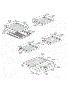 Refrigerator Parts parts for Lg Refrigerator 79972 from AppliancePartsPros.com
