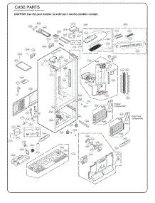 Section 2 parts for Lg Refrigerator 79983 from AppliancePartsPros.com
