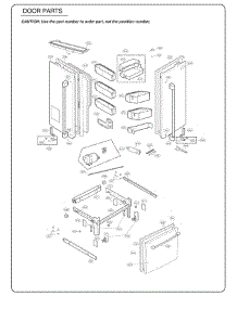 Section 3 parts for Lg Refrigerator 79983 from AppliancePartsPros.com