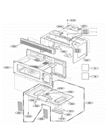 Oven Cavity Parts parts for Lg Range 80009401 from AppliancePartsPros.com