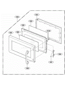 Door Parts parts for Lg Wall Oven 80019 from AppliancePartsPros.com