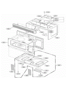 Oven Cavity Parts parts for Lg Range 80022 from AppliancePartsPros.com