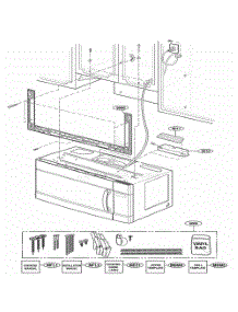 Installation Parts parts for Lg Range 80032 from AppliancePartsPros.com