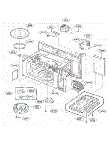Interior Parts 1 parts for Lg Range 80513 from AppliancePartsPros.com