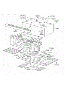 Oven Cavity Parts parts for Lg Range 80513 from AppliancePartsPros.com