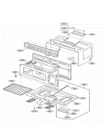 Oven Cavity Parts parts for Lg Range 80522 from AppliancePartsPros.com