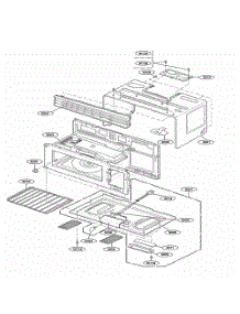 Oven Cavity Parts parts for Lg Range 80529 from AppliancePartsPros.com
