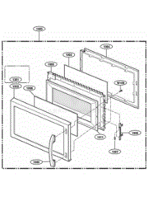 Door Parts parts for Lg Wall Oven 80593 from AppliancePartsPros.com