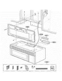 Installation Parts parts for Lg Range 80599 from AppliancePartsPros.com