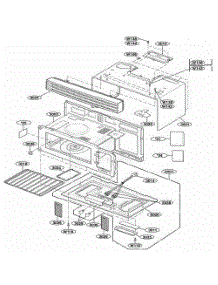 Oven Cavity Parts parts for Lg Range 80599 from AppliancePartsPros.com