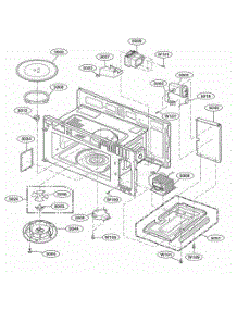 Interior Parts 1 parts for Lg Range 80603 from AppliancePartsPros.com