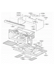 Oven Cavity Parts parts for Lg Range 80604 from AppliancePartsPros.com