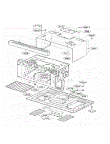 Oven Cavity Parts parts for Lg Range 80609 from AppliancePartsPros.com