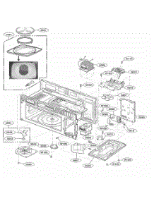 Interior Parts 1 parts for Lg Wall Oven 80802 from AppliancePartsPros.com