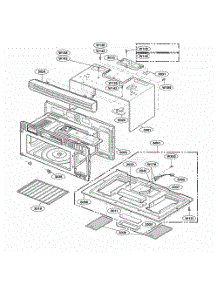 Oven Cavity Parts parts for Lg Wall Oven 80802 from AppliancePartsPros.com
