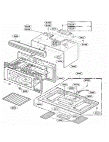 Oven Cavity Parts parts for Lg Wall Oven 80803 from AppliancePartsPros.com
