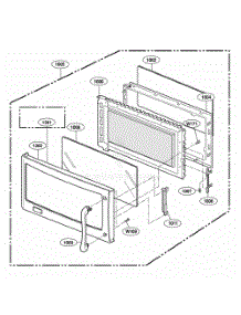 Door Parts parts for Lg Wall Oven 80804 from AppliancePartsPros.com