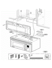 Installation Parts parts for Lg Wall Oven 80804 from AppliancePartsPros.com