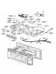 Interior Parts 2 parts for Lg Wall Oven 80804 from AppliancePartsPros.com