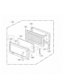 Door Parts parts for Lg Wall Oven 80822 from AppliancePartsPros.com