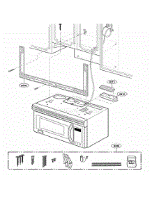 Installation Parts parts for Lg Range 80823 from AppliancePartsPros.com