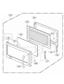 Door Parts parts for Lg Range 80824 from AppliancePartsPros.com