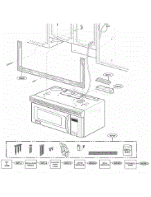 Installation Parts parts for Lg Range 80824 from AppliancePartsPros.com
