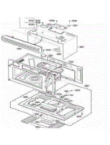 Oven Cavity Parts parts for Lg Microwave 80829 from AppliancePartsPros.com