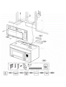 Installation Parts parts for Lg Range 80832 from AppliancePartsPros.com